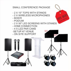Small Conference AV Package Hire