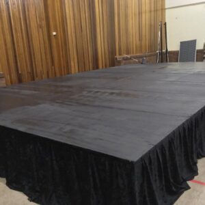8.4m by 4.8m Stage Hire – Variable Height
